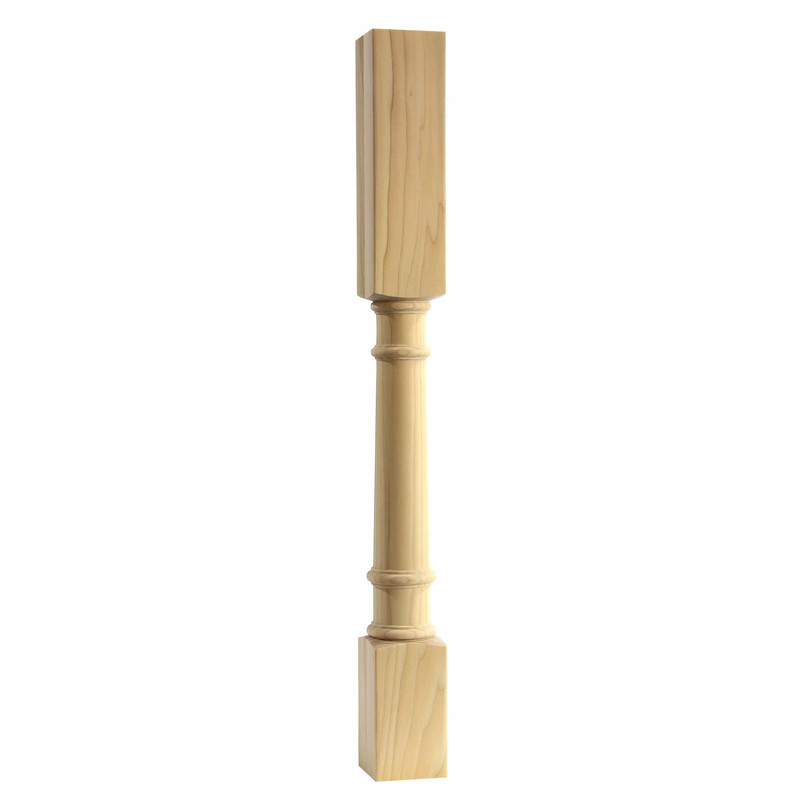 Turned Post - Style 86 - 34.5"H - Species:Maple Hard